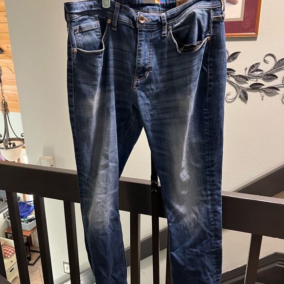 Men's Blue Jeans 34 x 32 #JTB026 - Picture 5 of 5